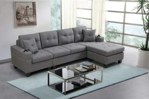 46. 6212 - Sectional Sofa (Grey) - coming soon