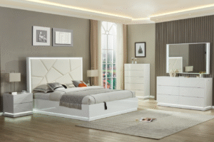 9721 -BEDROOM SET - WHITE