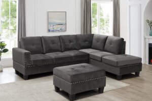 9936  - SECTIONAL SET - GREY