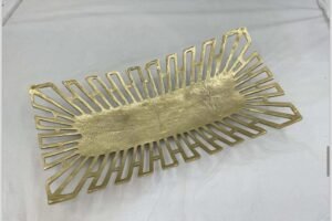 4538-RIBBED RECTANGULAR TRAY