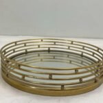 3603-ROUND WIRE MIRROR TRAY