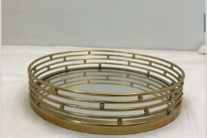 3603-ROUND WIRE MIRROR TRAY