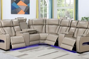 10152 -RECLINER SECTIONAL- BEIGE