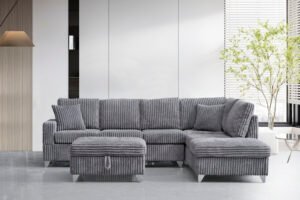 18. 3620 - SECTIONAL SET GREY