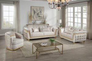 387 - STATIONARY SOFA SET