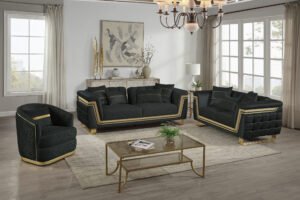 387 - STATIONARY SOFA SET