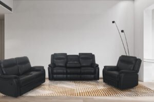 0523 MANUAL RECLINER SET- BLACK