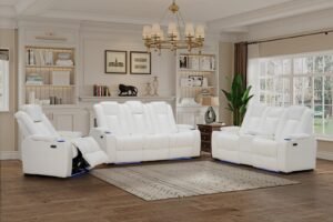 10065 - POWER RECLINER SET - WHITE