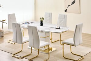 1235 - DINING SET - WHITE