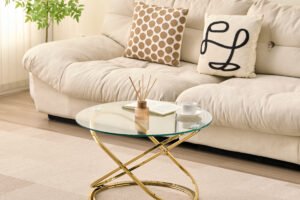 4129 - COFFEE TABLE - GOLD