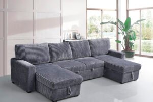 504 - SECTIONAL SET - GREY