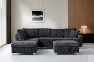 3620 - SECTIONAL SET - BLACK
