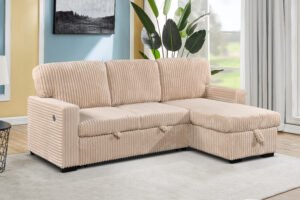 6376 - SECTIONAL SET - BEIGE