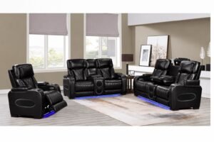 10152 - POWER ERCLINER SET - BLACK ( WITH SPEAKERS)