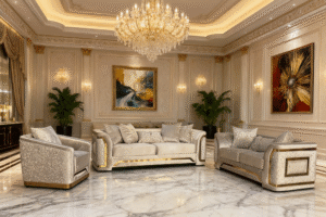 407 - STATIONARY SOFA SET