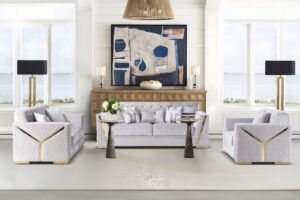 YF07 - SOFA SET - GREY