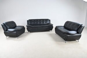 4502 - SOFA SET - BLACK