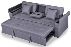 211 - SOFA BED - GREY